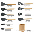 10pc Εργαλεία κουζίνας σιλικόνης Spatula Turner